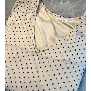 Maurice's‎ Plus size White Swiss Dot Babydoll Top Size 1X
